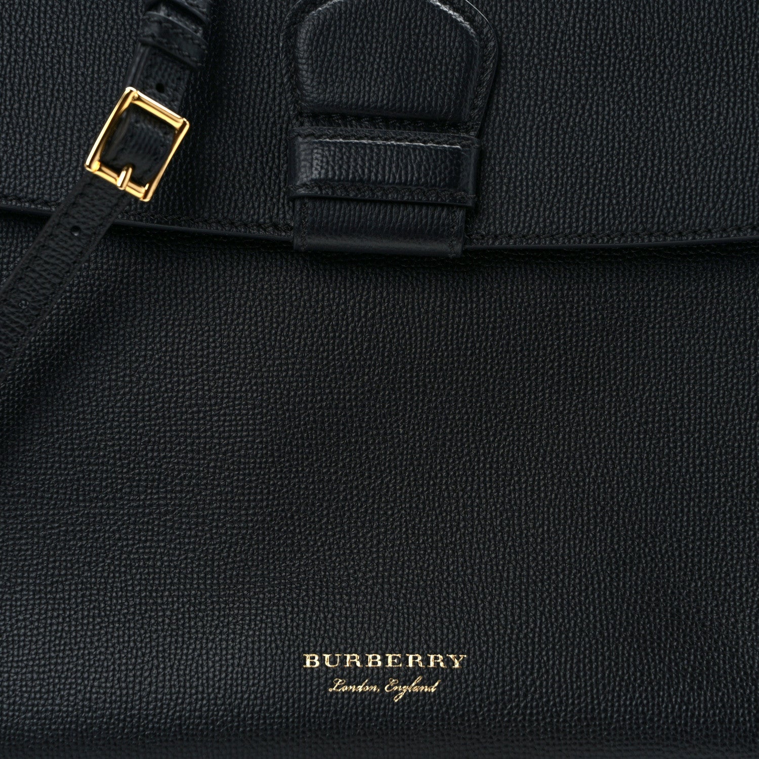 Burberry Derby Calfskin House Check Medium Camberley Black 9 of 18