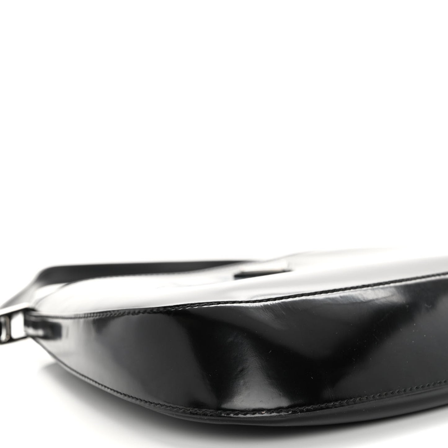 Spazzolato Cleo Shoulder Bag Black
