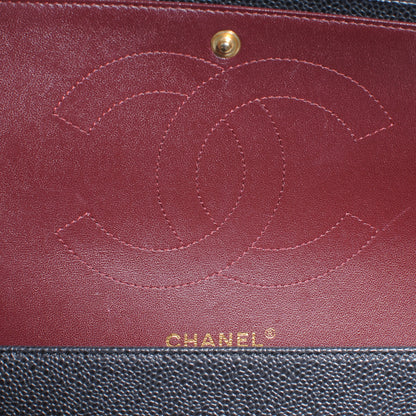 Chanel Caviar Quilted Jumbo Double Flap Black 6 of 8