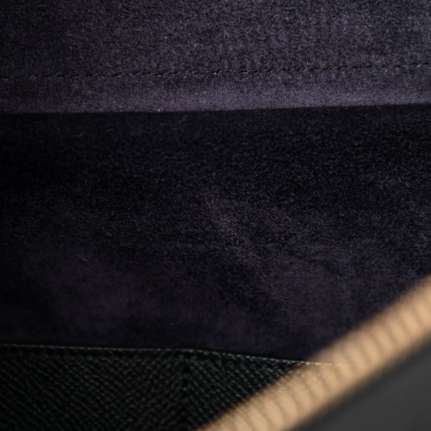 Grained Calfskin Mini Belt Bag Black