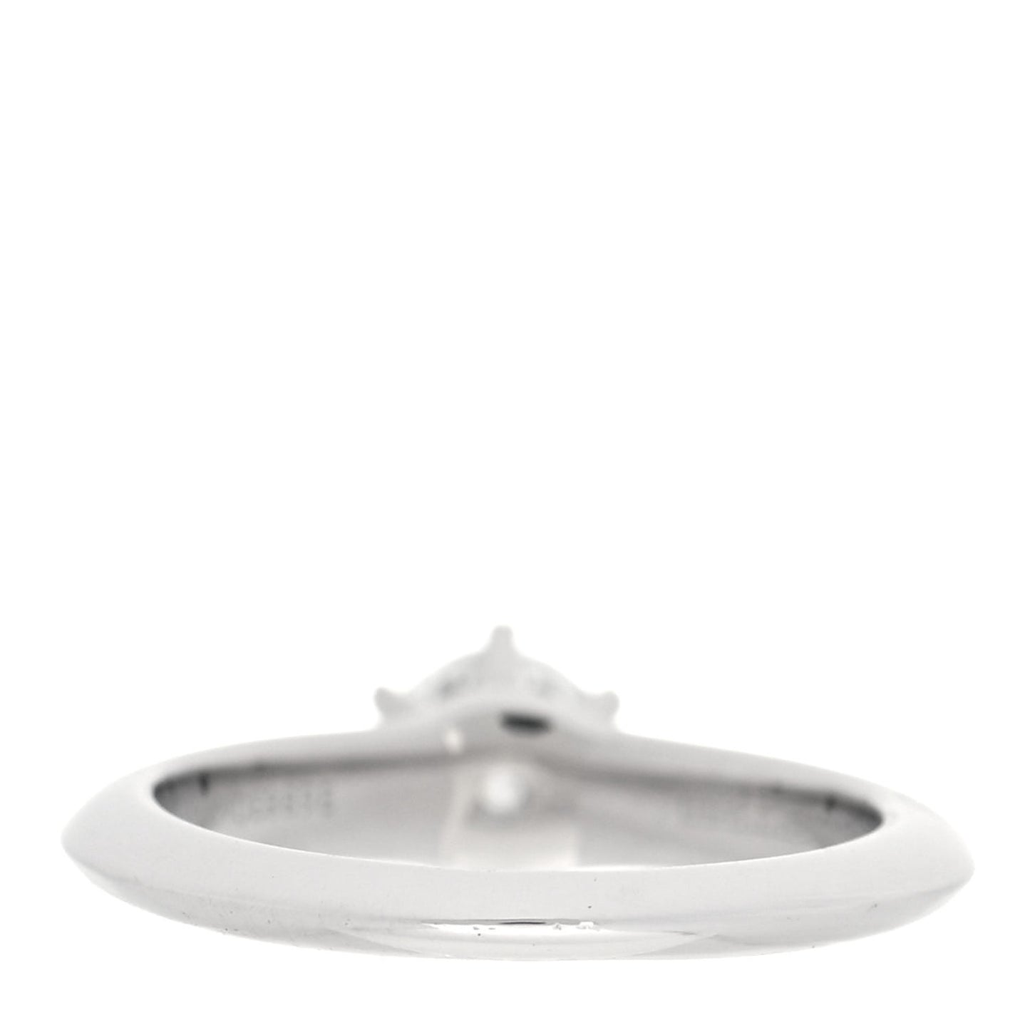 Platinum Diamond .55ct Solitaire Engagement Ring 47 4