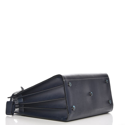Saint Laurent Calfskin Small Sac De Jour Navy 5 of 9