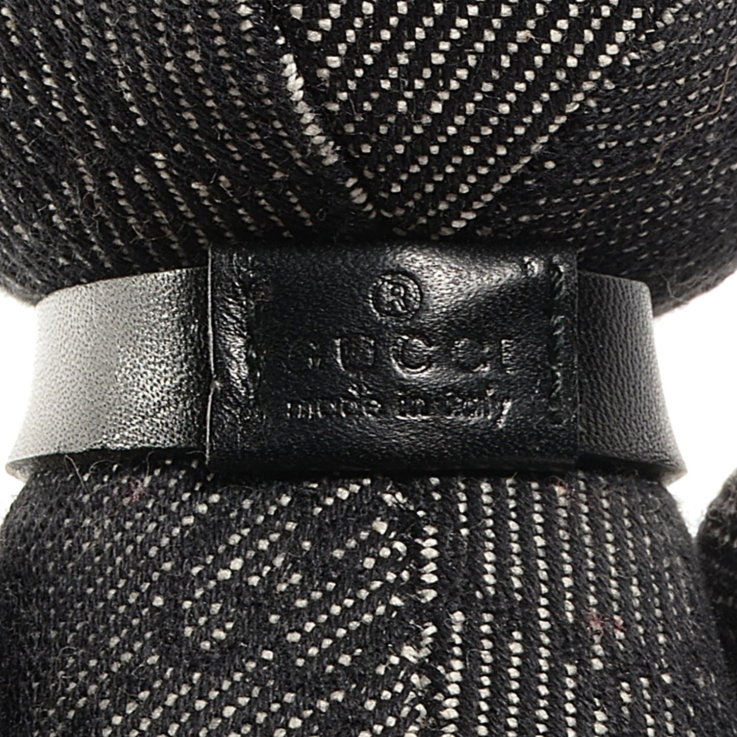 Monogram Stuffed Teddy Bear Black