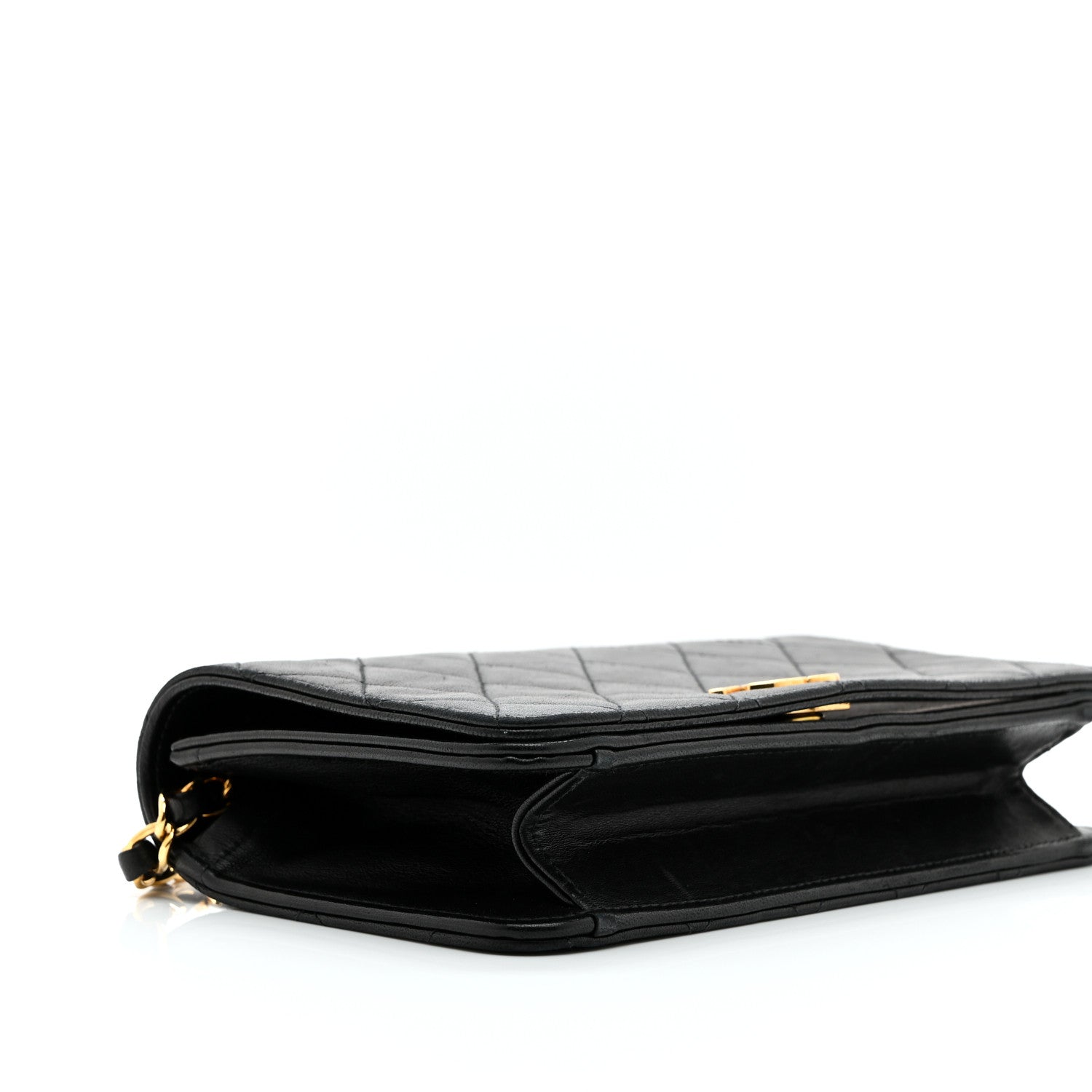 Chanel Lambskin Quilted Small Single Flap Black 10 of 12