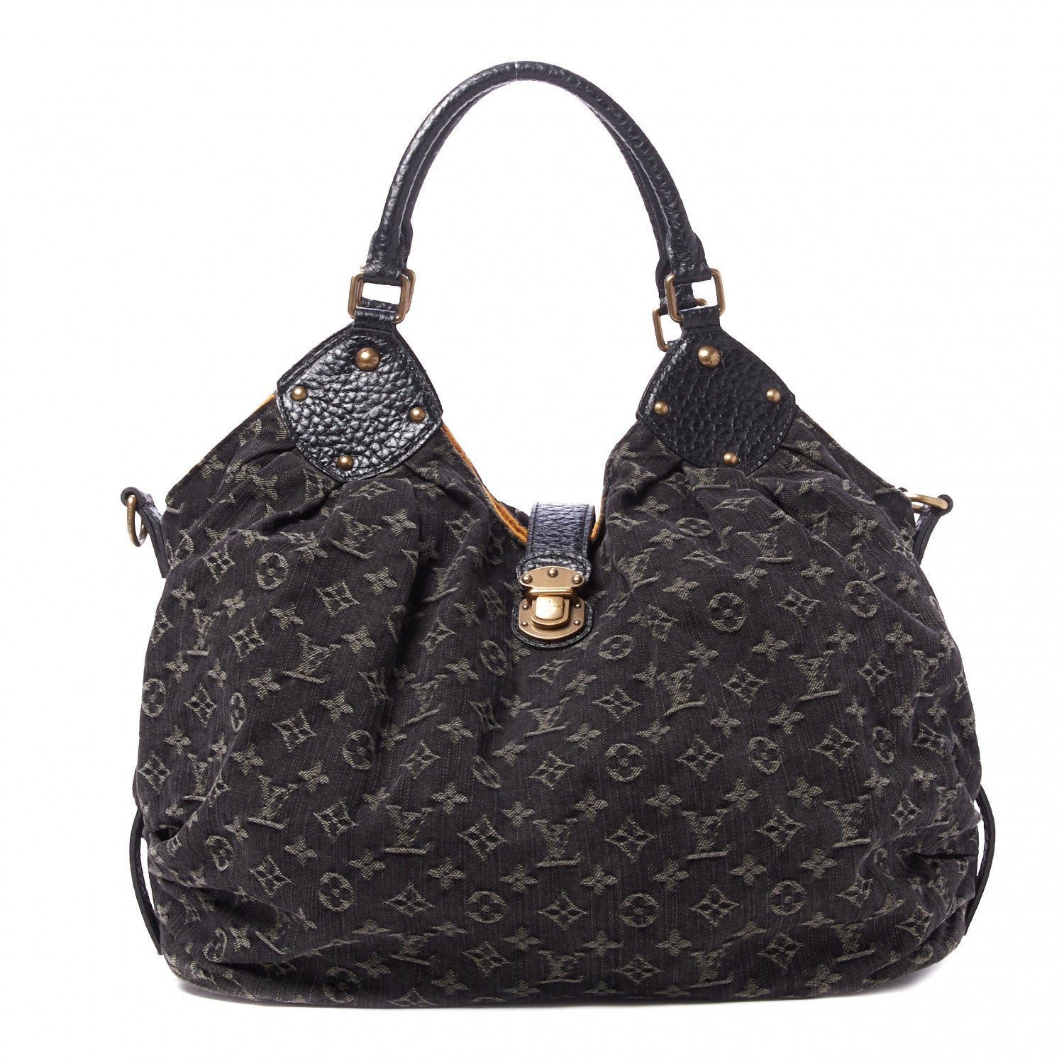 Louis Vuitton Denim Mahina XL Black 1 of 9