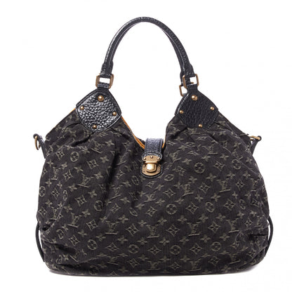 Louis Vuitton Denim Mahina XL Black 1 of 9