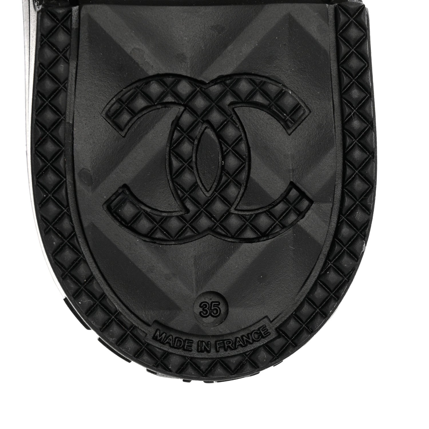 Chanel Caoutchouk CC High Boots 35 Black 7 of 8