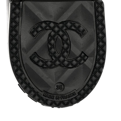 Chanel Caoutchouk CC High Boots 35 Black 7 of 8