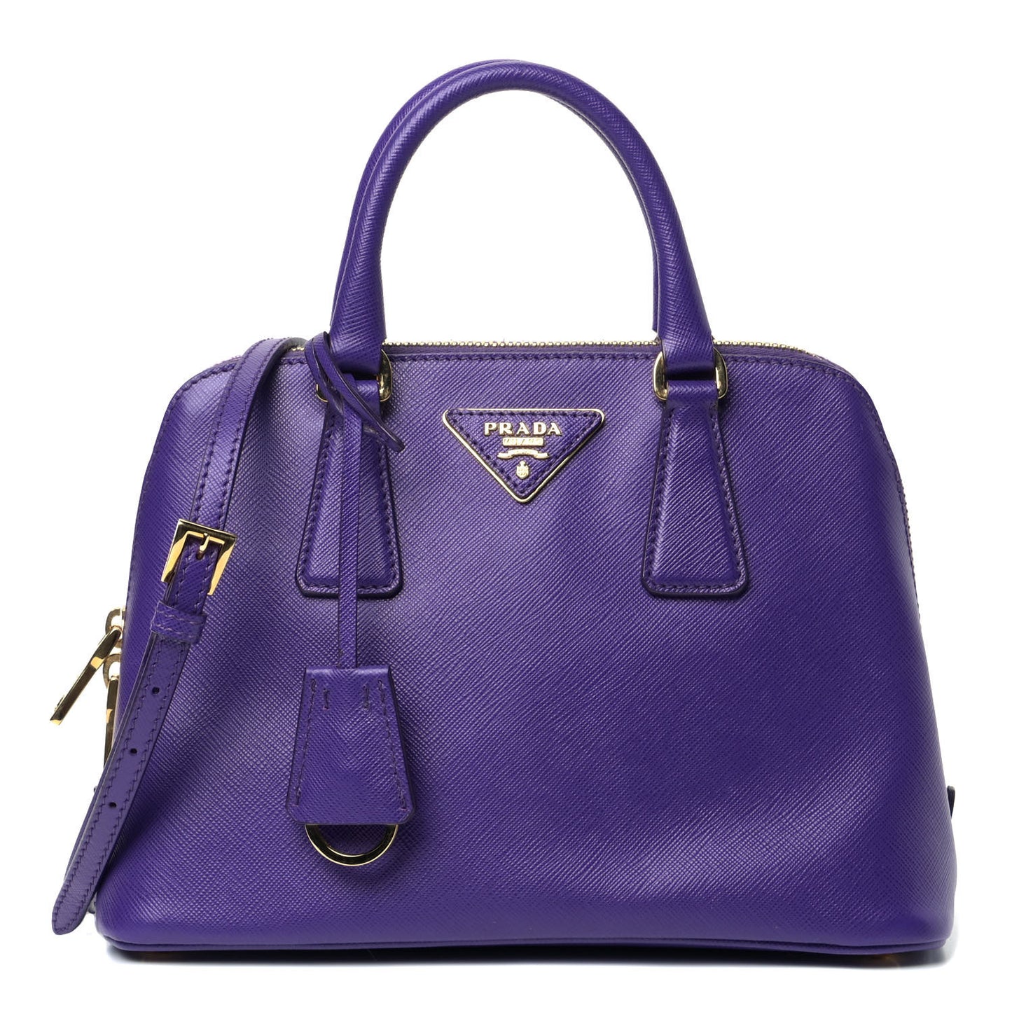 Saffiano Lux Mini Promenade Tote Viola