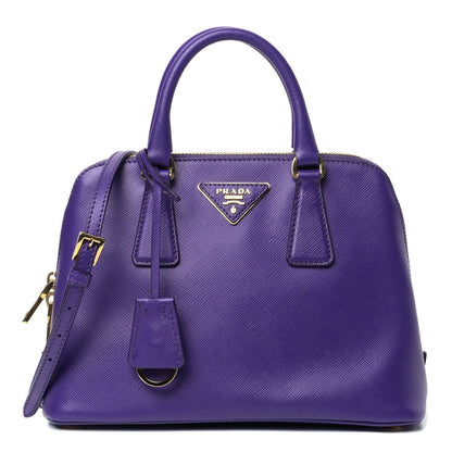 Prada Saffiano Lux Mini Promenade Tote Viola 1 of 5