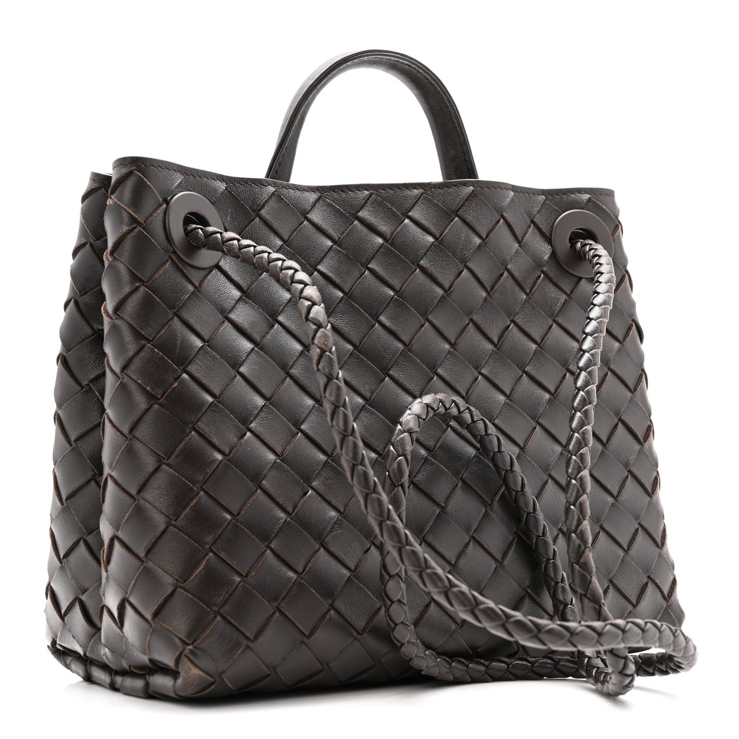 Nappa Intrecciato Small Andiamo Shoulder Bag Fondant