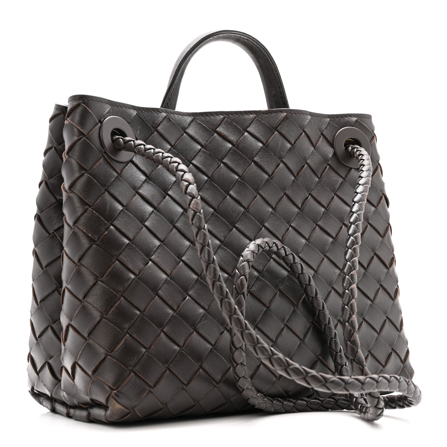 Bottega Veneta Nappa Intrecciato Small Andiamo Shoulder Bag Fondant 3 of 12
