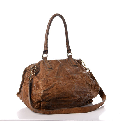 Givenchy Tumbled Sheepskin Large Pandora Brown 3 of 16