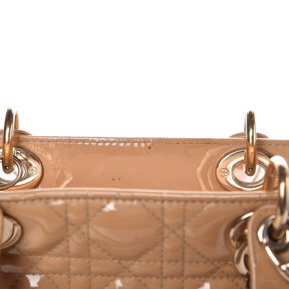 Christian Dior Patent Cannage Large Lady Dior Beige 11 of 20