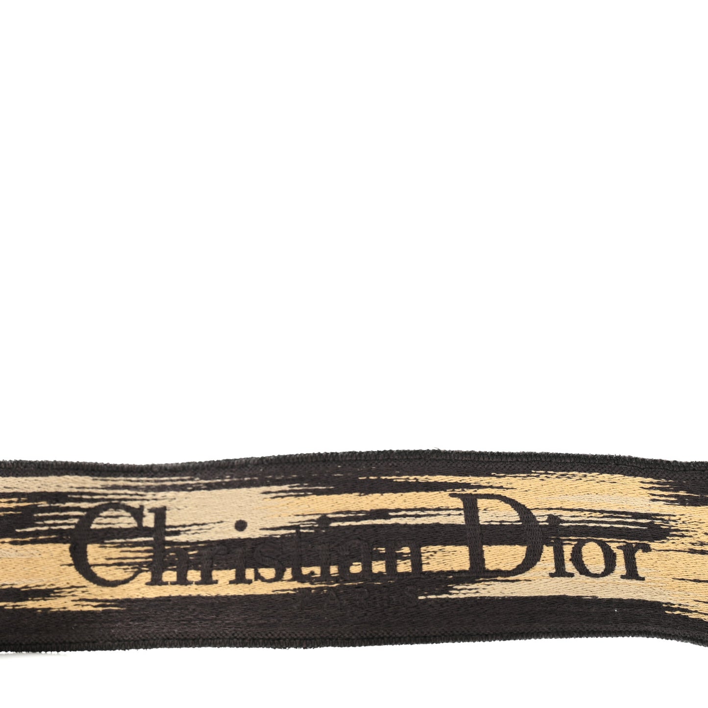 Canvas Mizza Embroidered Leopard Shoulder Strap Beige Black