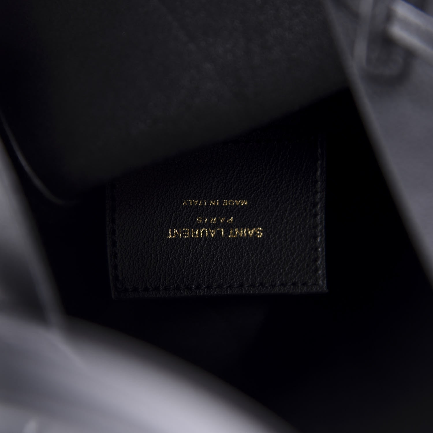Saint Laurent Calfskin Toy Shopping Tote Black 9 of 12