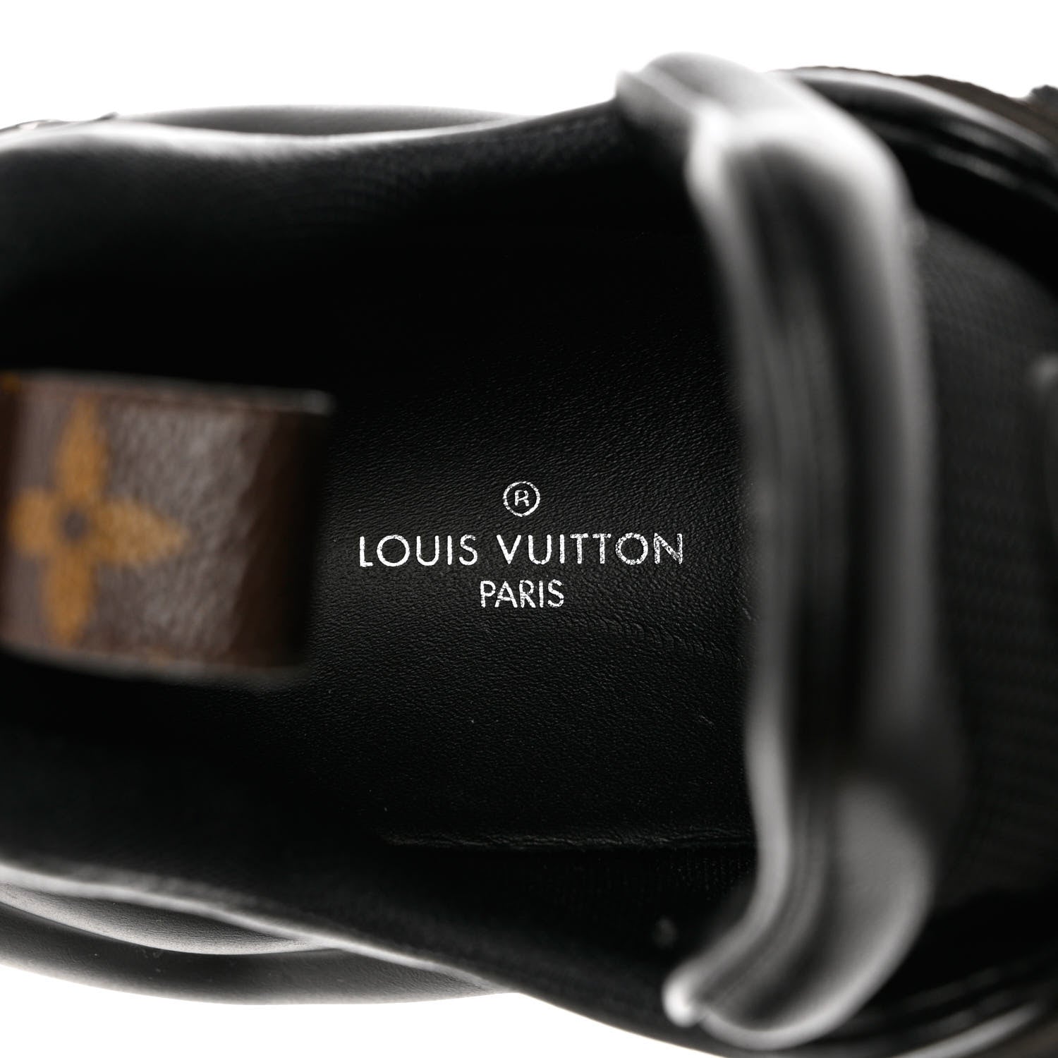 Louis Vuitton Calfskin Patent Monogram LV Archlight Sneakers 38.5 Black 7 of 10