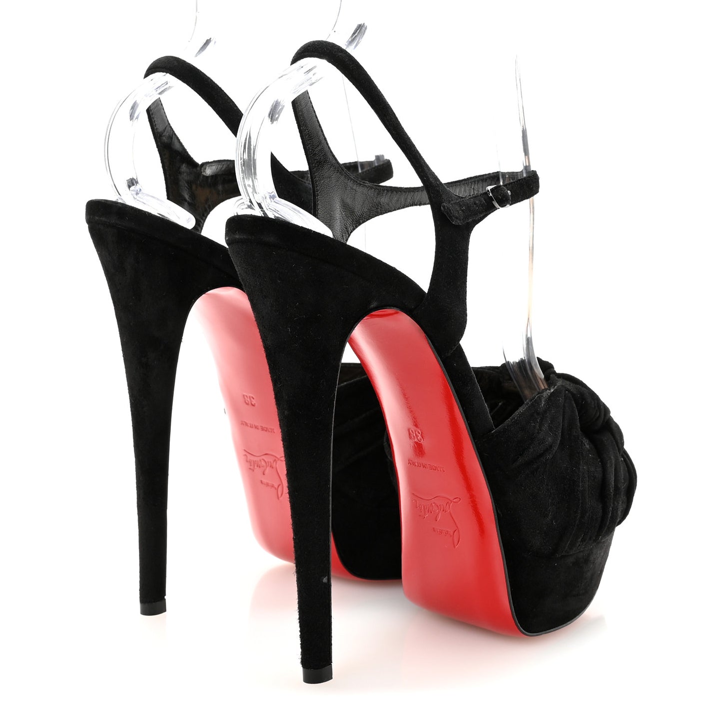 Veau Velours Lonescadiva 150 Sandals 38 Black