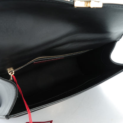 Valentino Garavani Vitello Medium Glam Lock Rockstud Flap Black 5 of 7