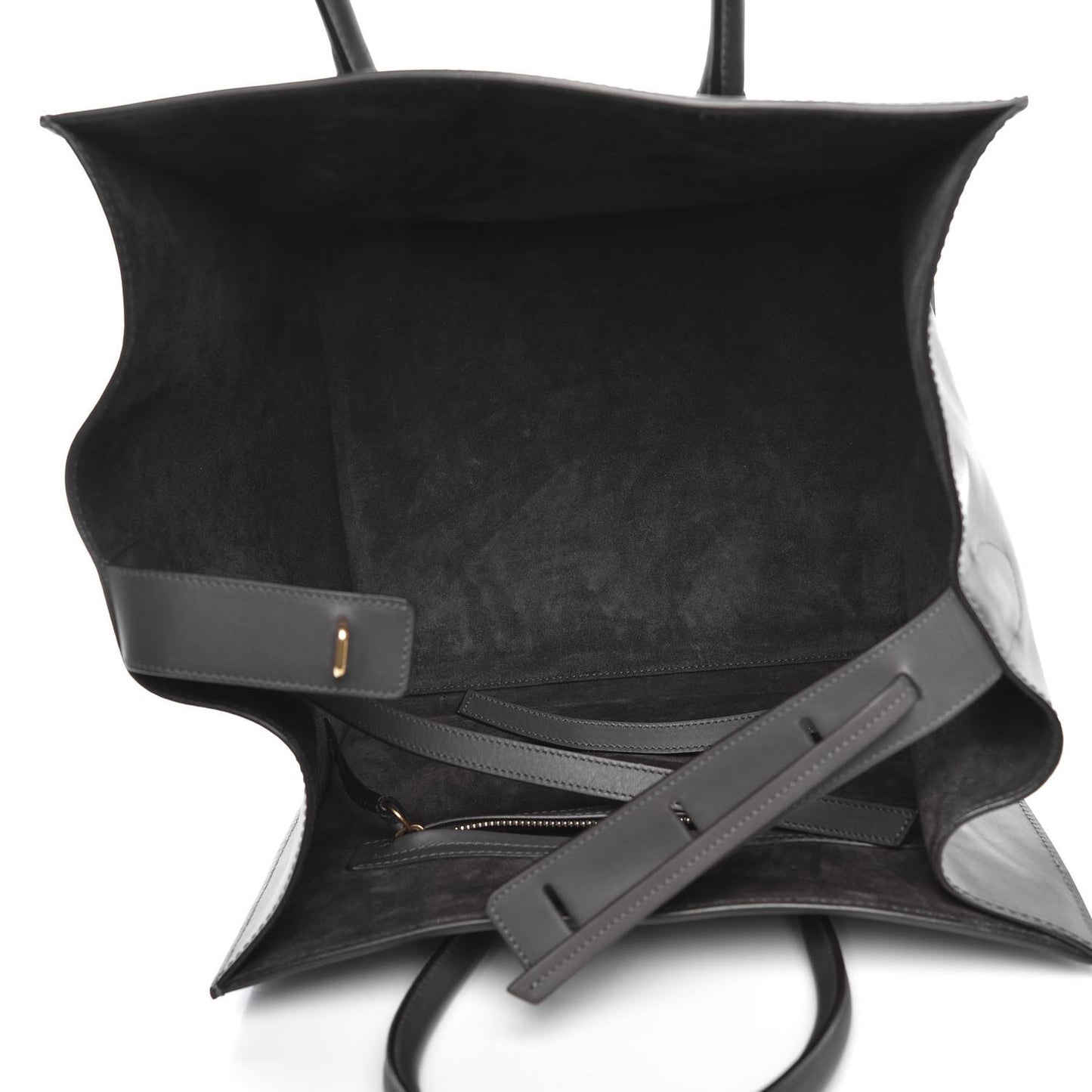 Natural Calfskin Medium Phantom Luggage Grey