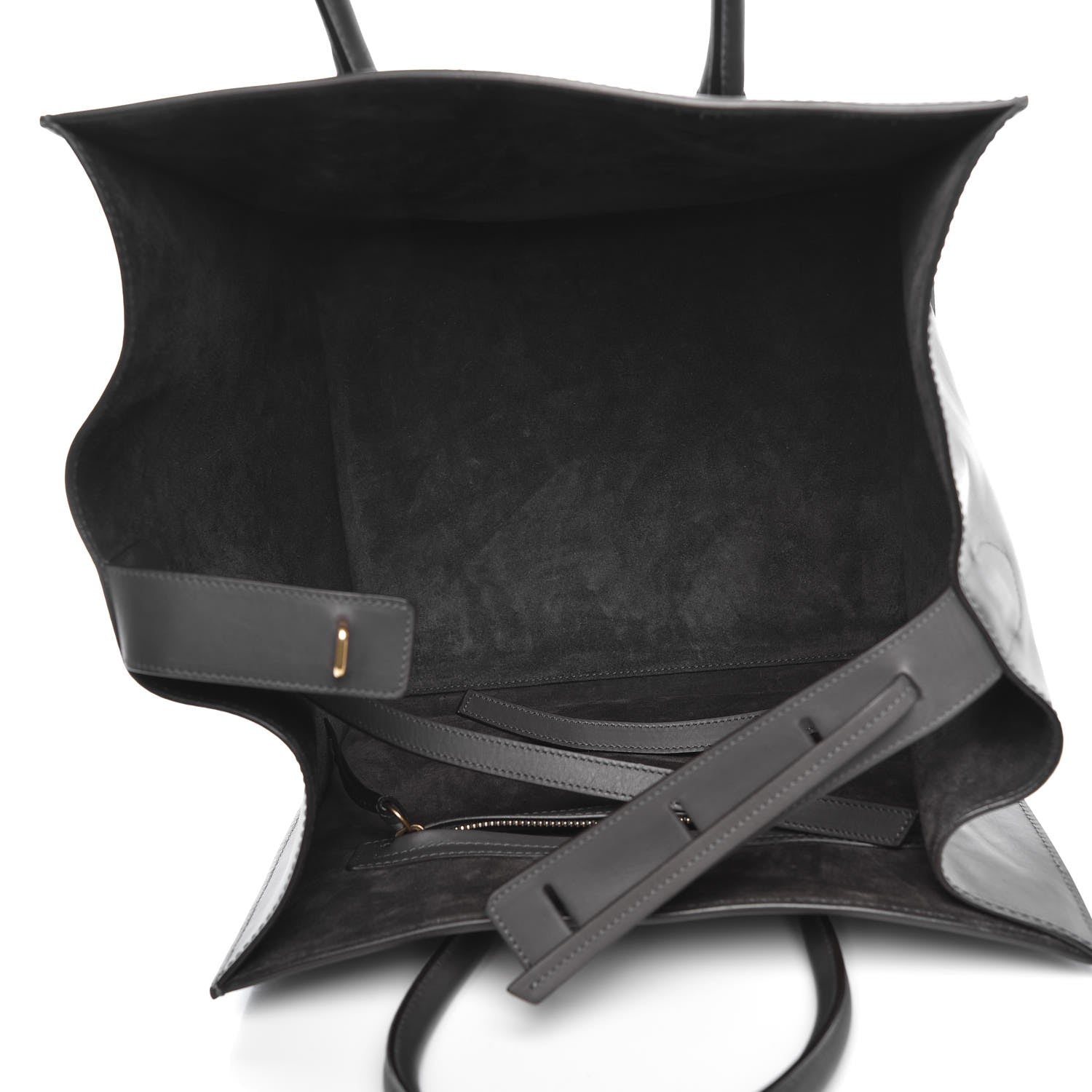 Celine Natural Calfskin Medium Phantom Luggage Grey 5 of 12