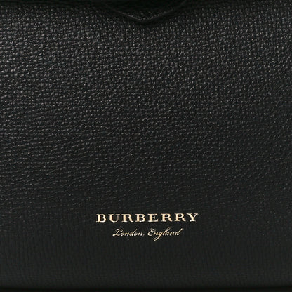 Burberry Derby Calfskin House Check Small Camberley Black 9 of 11