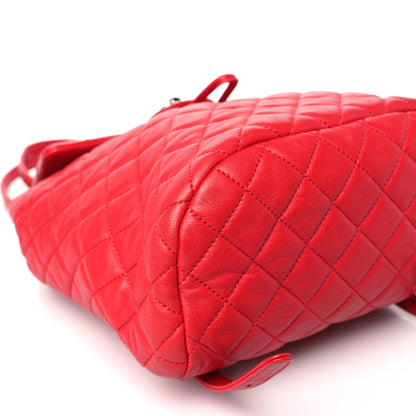 Chanel Lambskin Quilted Small Urban Spirit Backpack Red 9 of 13