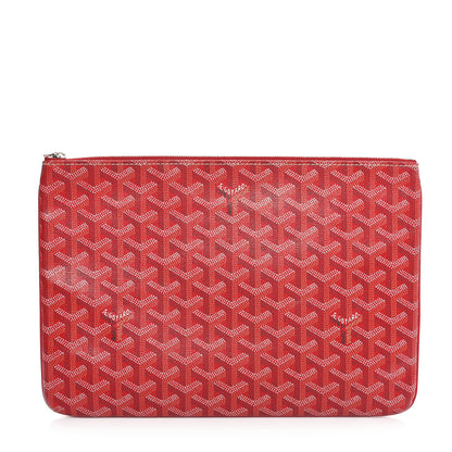 Goyard Goyardine Senat Pochette MM Red 1 of 10