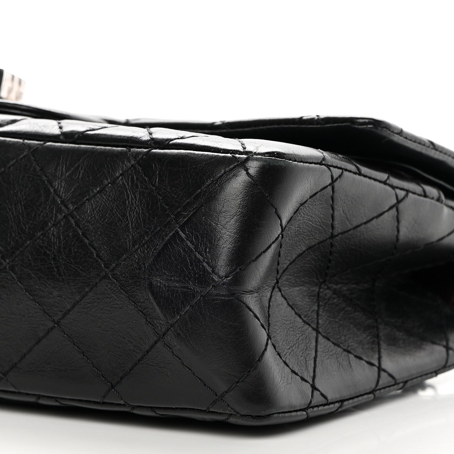 Chanel Aged Calfskin Quilted 2.55 Reissue 225 Flap Black 10 of 15