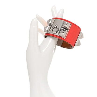 Hermes Epsom Collier De Chien CDC Bracelet S Rose Jaipur 2 of 6