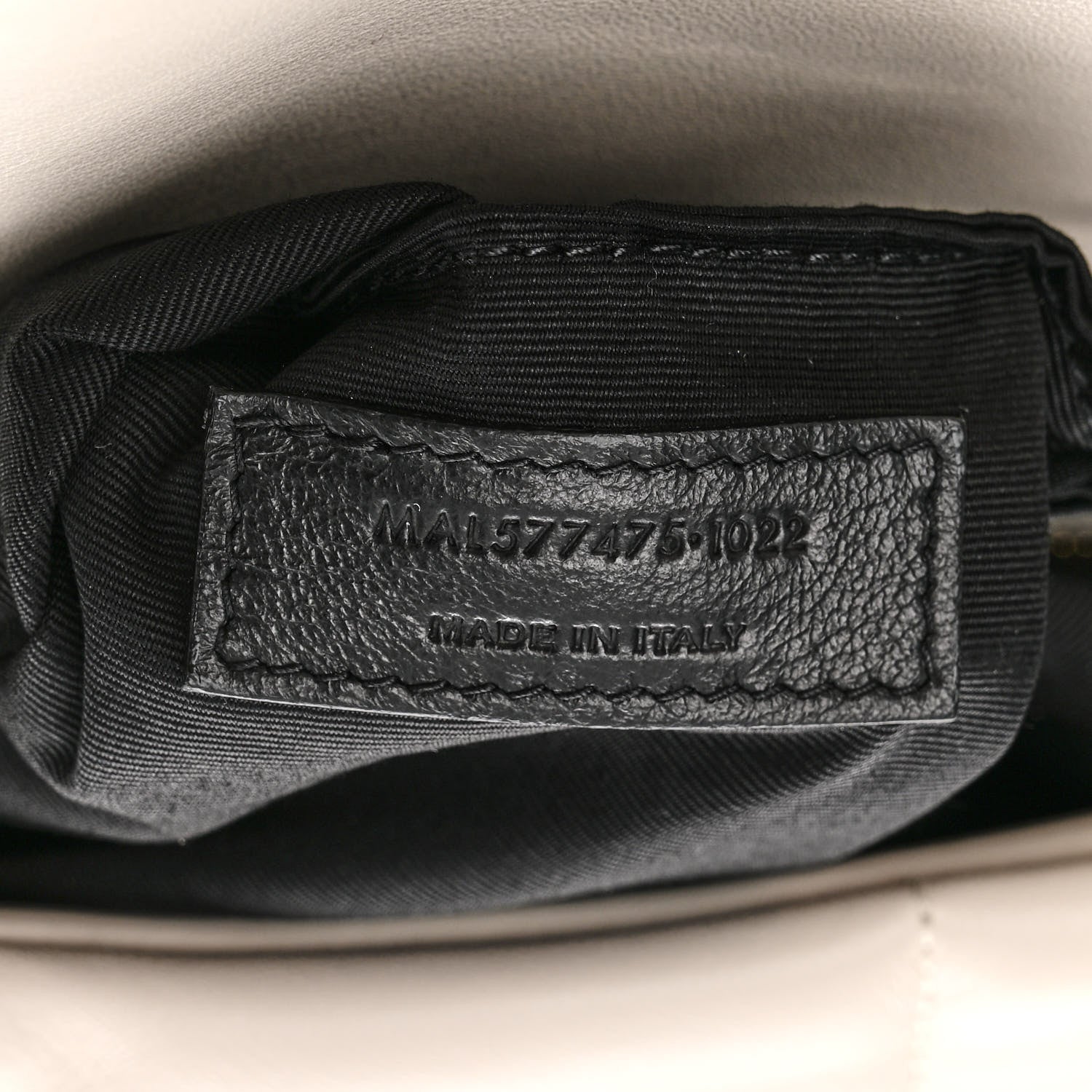 Saint Laurent Lambskin Quilted Medium Loulou Puffer Monogram Chain Satchel Crema Soft 8 of 11