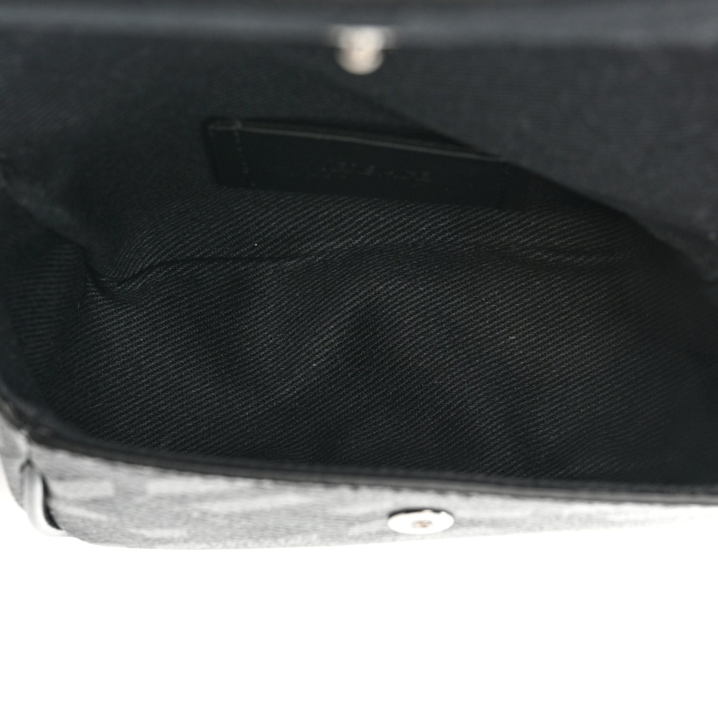 Coated Canvas La Greca Signature Print Mini Bag Black