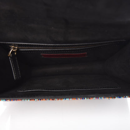 Valentino Garavani Vitello Beaded Small Glam Lock Rockstud Flap 7 of 8