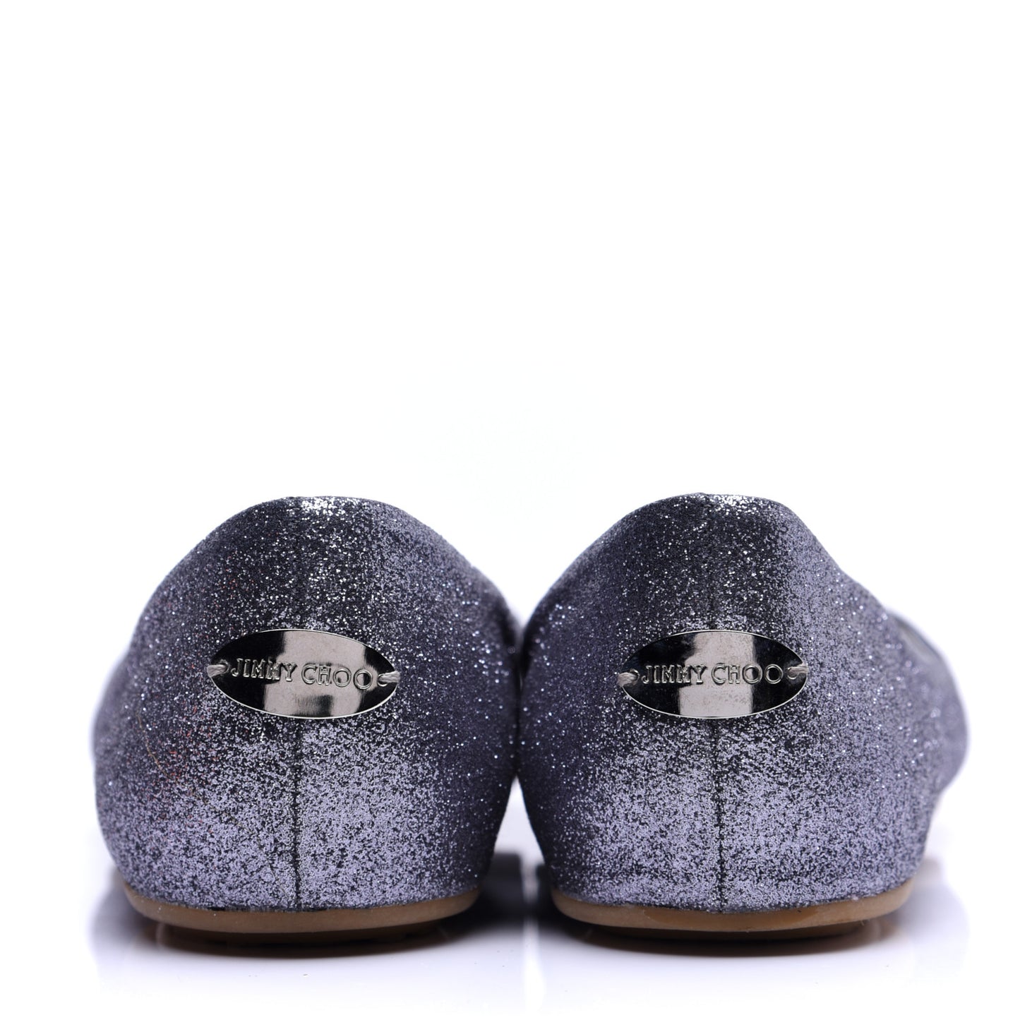 Glitter Flats 37.5 Gunmetal
