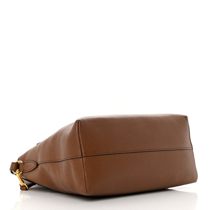 Prada Vitello Daino Shopping Tote Brown 2 of 15
