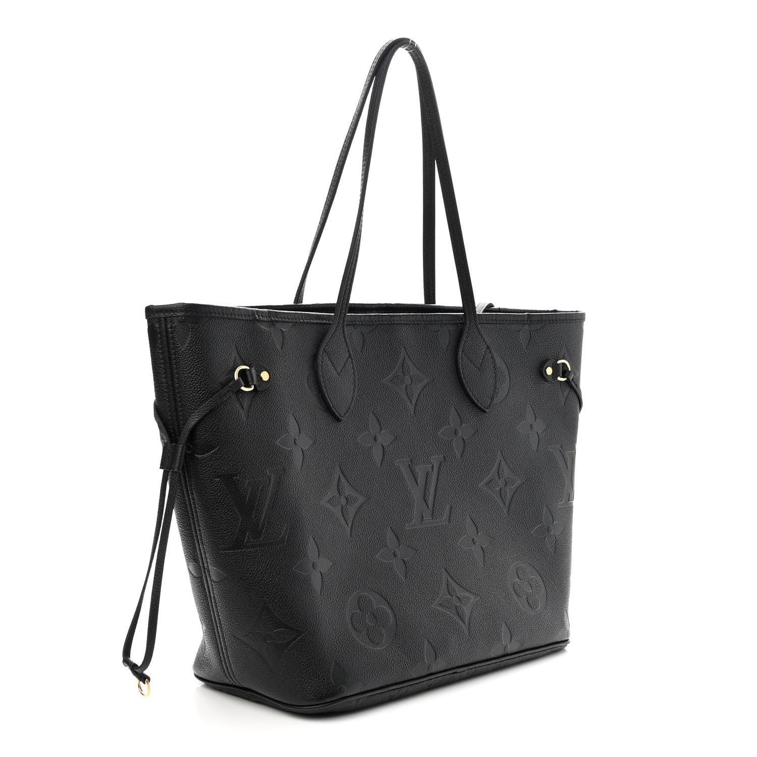 Louis Vuitton Empreinte Monogram Giant Neverfull MM Black 4 of 9