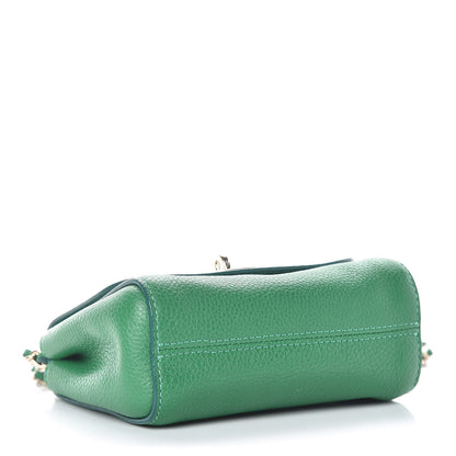 Mulberry Small Classic Grain Calfskin Mini Lily Jungle Green 4 of 11