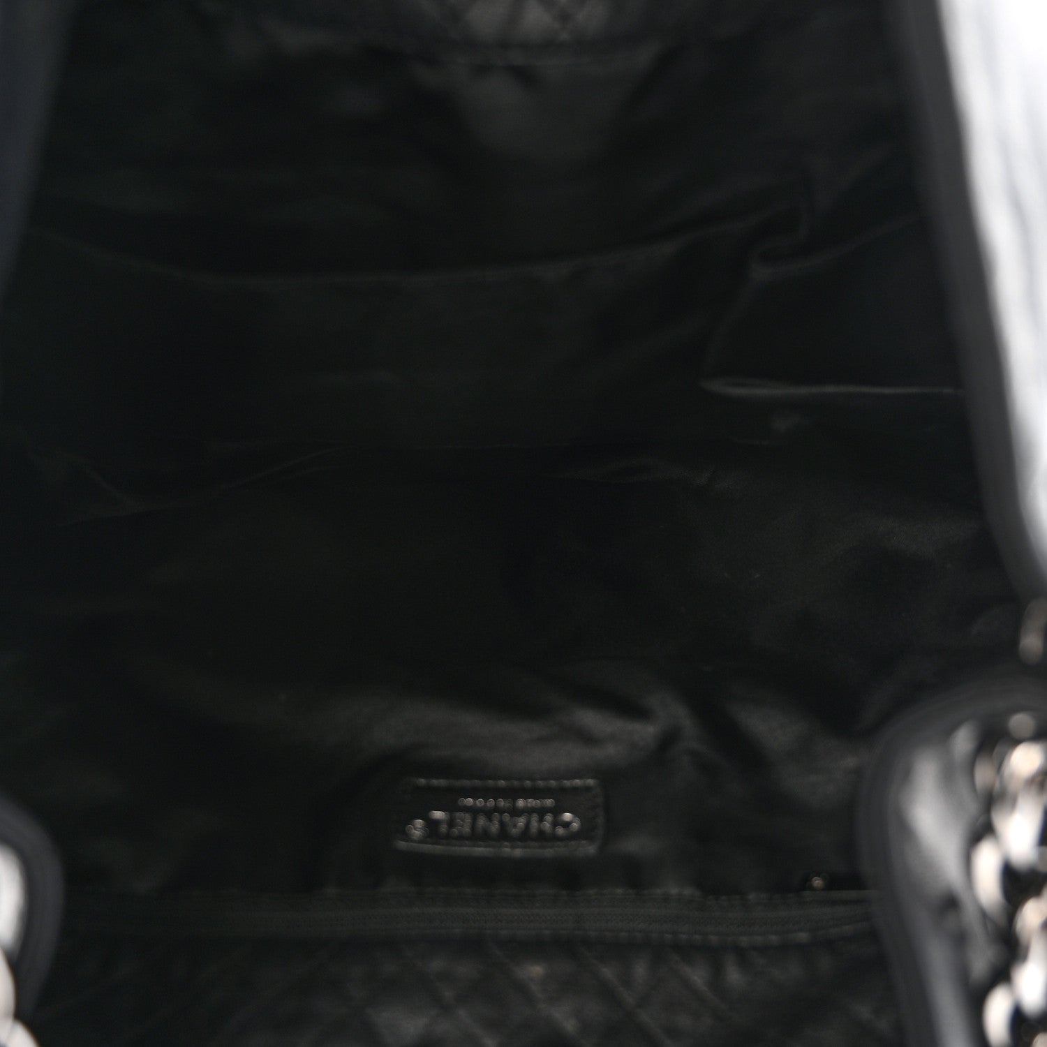 Chanel Lambskin Large Soft and Chain Hobo Black 5 of 12