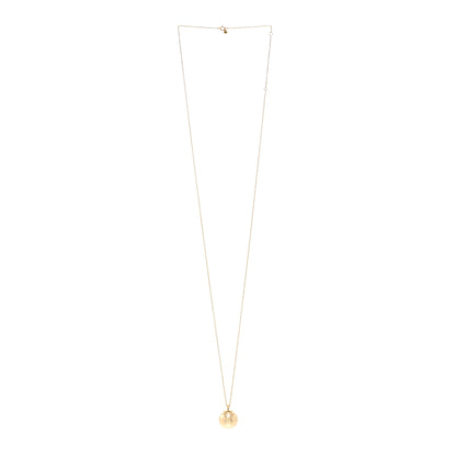 Tiffany 18K Yellow Gold 19mm HardWear Ball Pendant Necklace 3 of 5