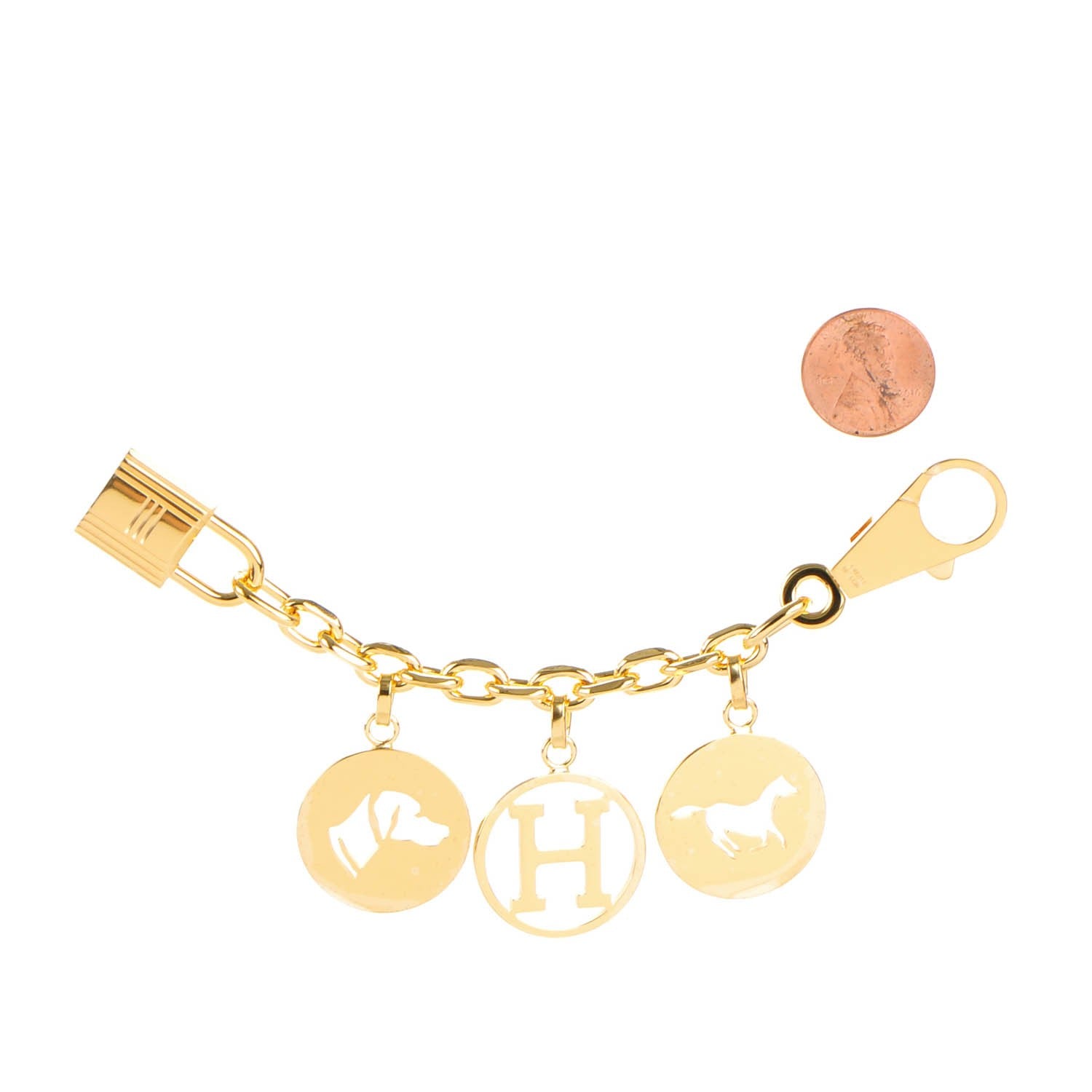 Hermes Breloque Bag Charm Gold 2 of 5
