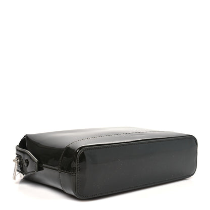 Saint Laurent Patent Zip Cosmetic Pouch Dark Vineyard Green 4 of 8