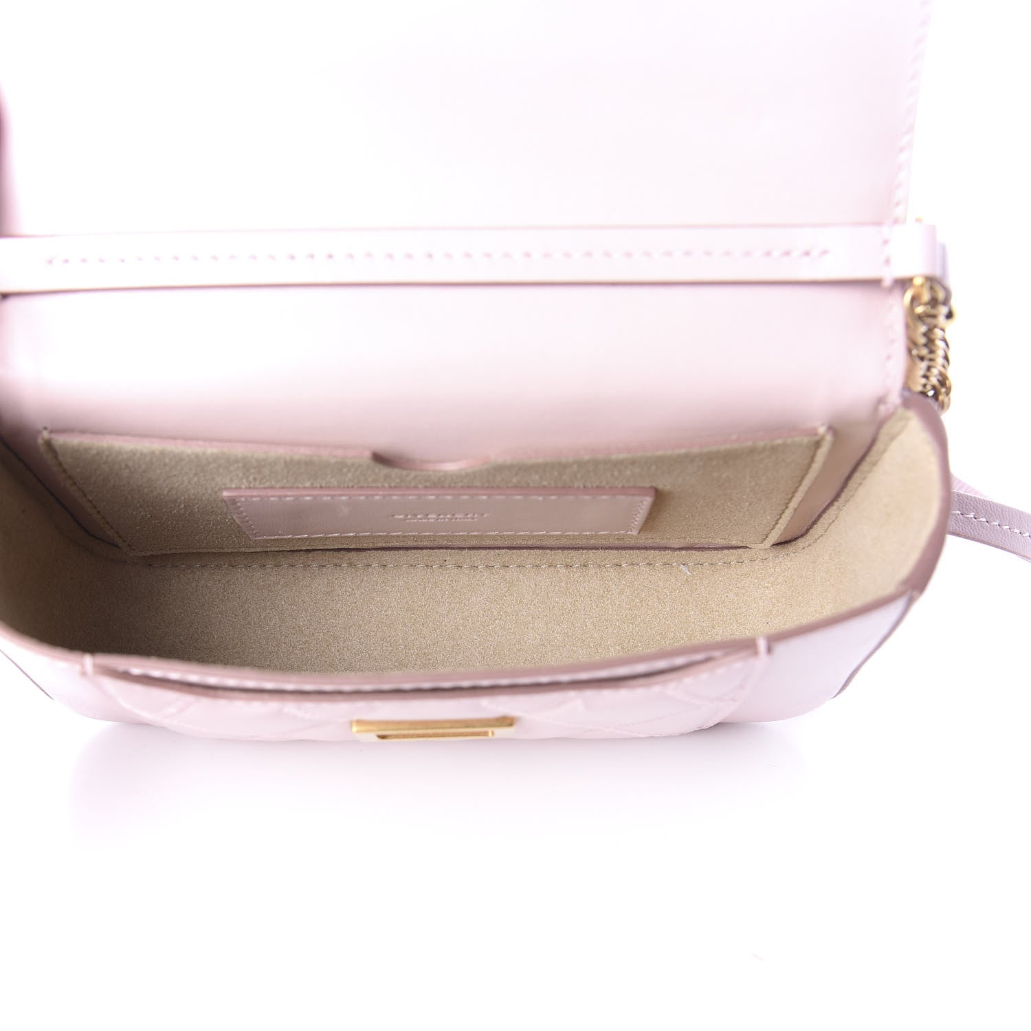 Givenchy Goatskin Quilted GV3 Mini Pocket Convertible Bag Pale Pink 5 of 9