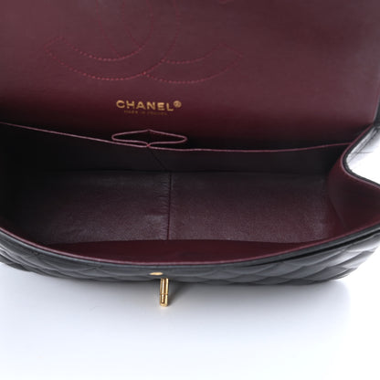 Chanel Lambskin Quilted Jumbo Double Flap Black 5 of 15