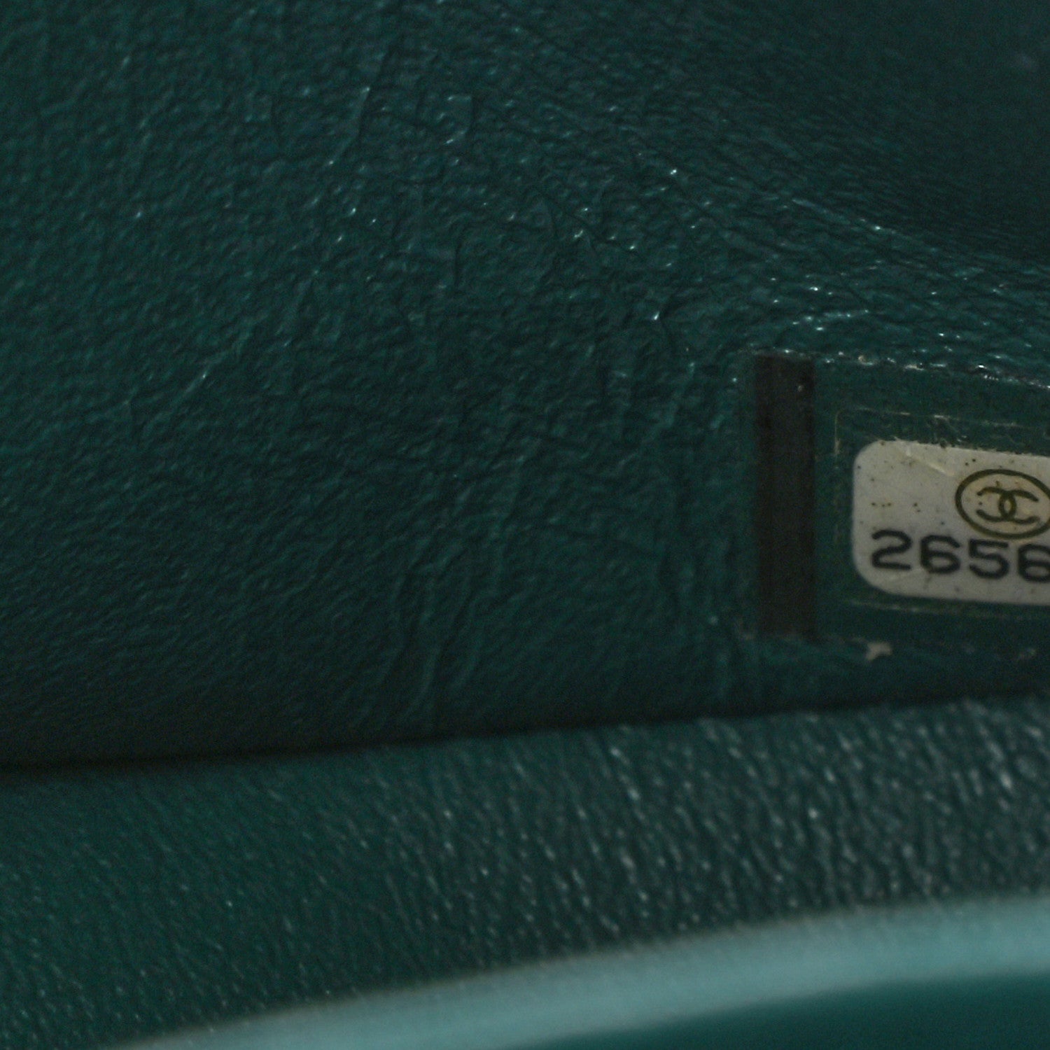 Chanel Caviar Quilted Medium Double Flap Dark Green 8 of 11