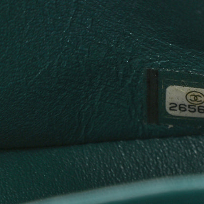 Chanel Caviar Quilted Medium Double Flap Dark Green 8 of 11
