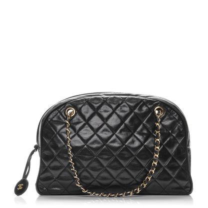Chanel Lambskin Quilted Shoulder Bag Black 1 of 8