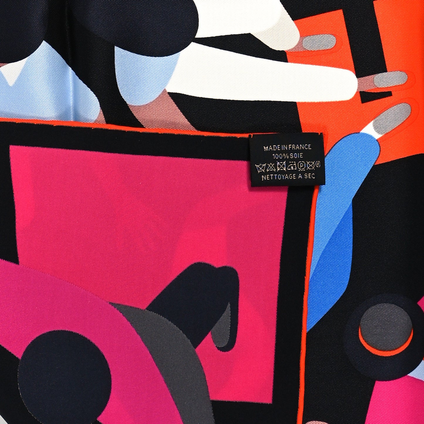 Silk Hommage a Gene Kelly Scarf 70 Black Multicolore