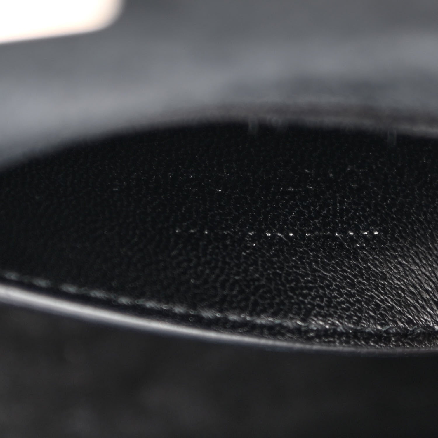 Saint Laurent Calfskin Crocodile Embossed Small Classic Monogram Kate Tassel Satchel Black 7 of 11