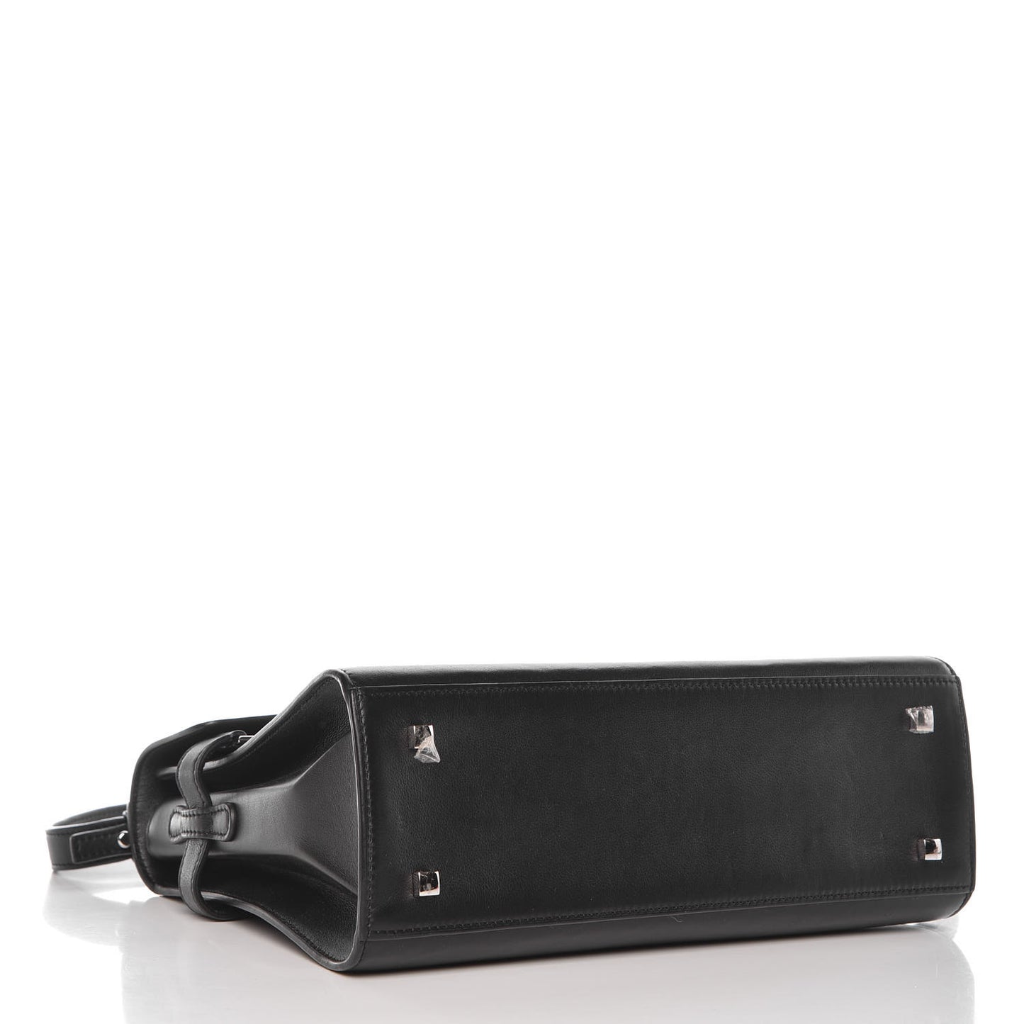 Calfskin MM Tempete Satchel Black
