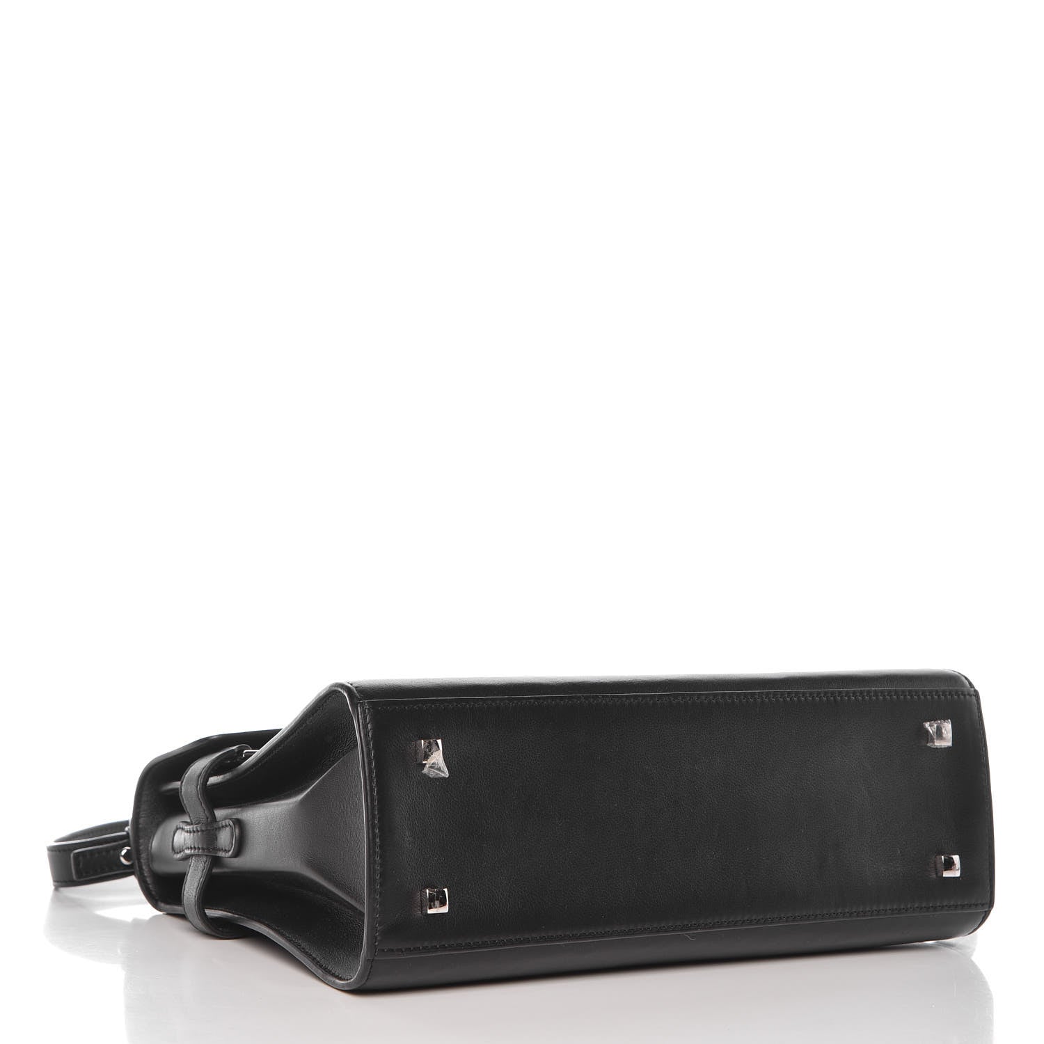 Delvaux Calfskin MM Tempete Satchel Black 4 of 7
